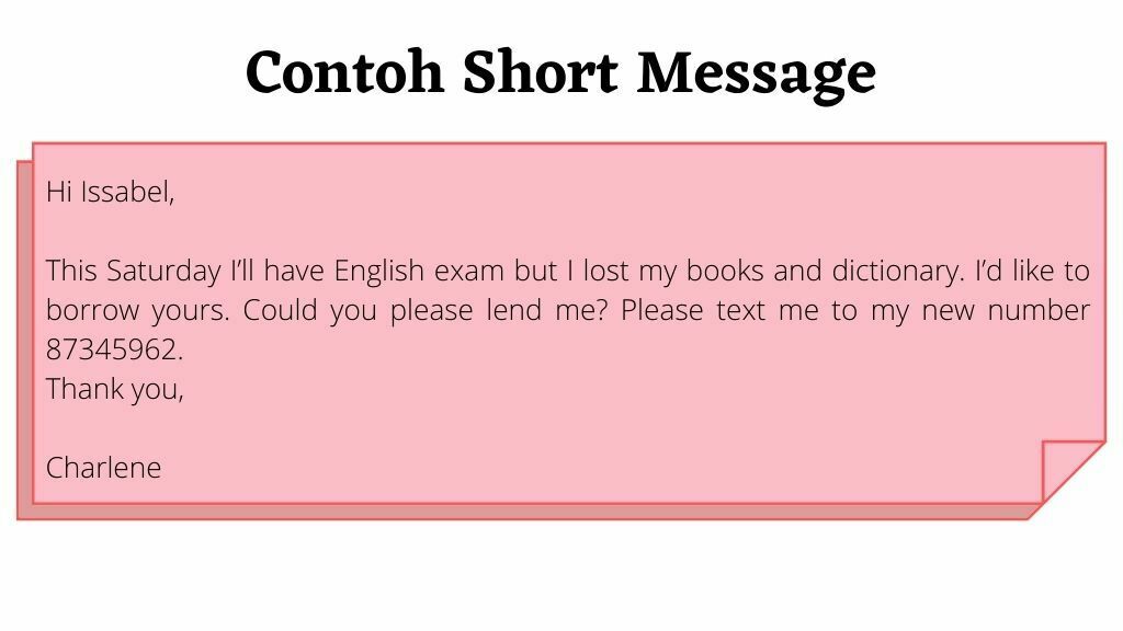 What Is The Meaning Of Short Message